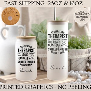 Custom Respiratory Therapy Gifts, Respiratory Therapy Mug, Personalized Name Respiratory Therapist Gift, RT Gift, Funny Respiratory Gifts