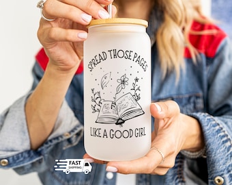 Spread Those Pages, Smut Readers Cup, Funny Reading Cup, Gift for Book Lover, Spicy Book Mug, Smut Reader Gift, Spicy Reader Gift