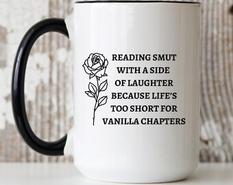 Smut Poem Readers Coffee Mug, Funny Reading Mug, Novelty Mug, Spicy Book Mug, Smut Reader Gift, Spicy Reader Gift, Gift for Book Lover