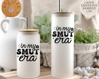 In My Smut Era Iced Coffee, Smut Readers Cup, Funny Reading Cup, Gift for Book Lover, Spicy Book Mug, Smut Reader Gift, Spicy Reader Gift
