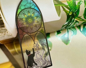 Cat & Church (2) Bookmark for Cat Lover, Gift for Book Lovers,  Reading accessories, Bookish gift