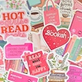 110 Kindle Book Stickers (6), Bookish Reading Sticker Pack, Reader Themed Waterproof, Bookworm, Laptop Stickers, Book Lover Gift product logo