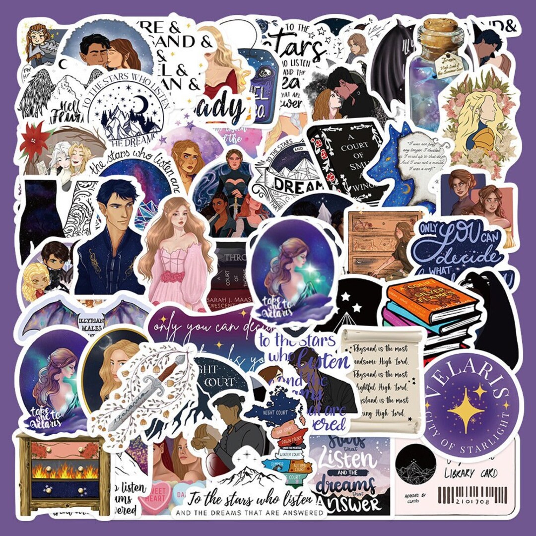 560pcs ACOTAR Sticker Pack ACOTAR Stickers Bookish Stickers Etsy