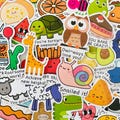 50 Funny Pun Stickers (2), Affirmation Sticker  Pack, Aesthetic Vinyl Waterproof Stickers for Water Bottle, Children Motivation Gift product logo