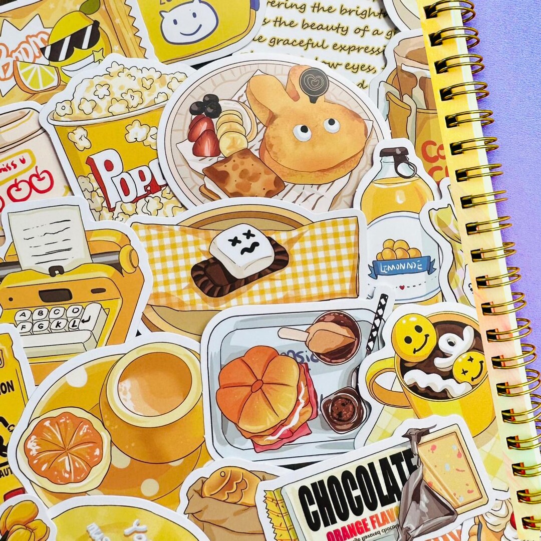 Ourtime Sticker Brunch Time Stickers, Cute Sticker Pack for Bullet Journal Diary ...