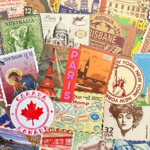 50 selos adesivos para laptops, skates, telefones, recompensas, garrafas de água, bicicletas, bagagem, viagens
