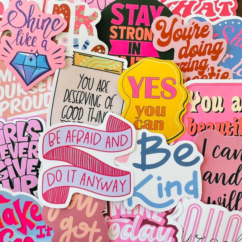 Motivational Quotes Stickers - Etsy