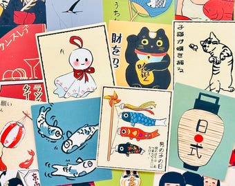50 Japanese Aesthetic Stickers, Kawaii Sticker Pack for Bullet Journal Diary Scrapbook Notebook