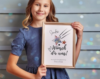 Personalisiertes Geldgeschenk zum Geburtstag | Last-Minute Handgemachtes Geburtstagsgeschenk | Geburtstagskarte DIY