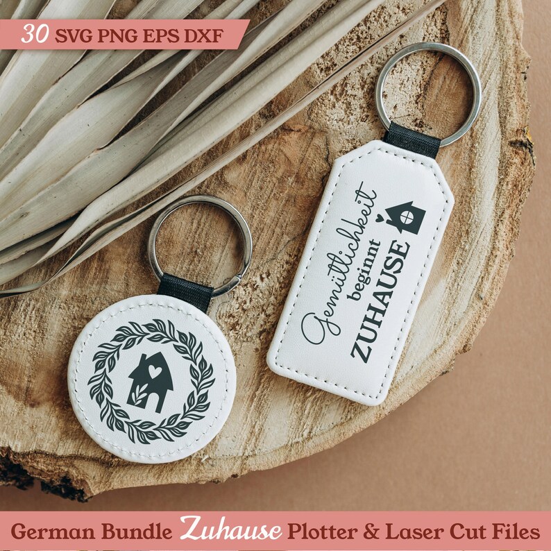 German Home SVG. Zuhause Familie Herz Liebe plotterdatei. Moving Housewarming Family House Wreath Heart Plotter Lasercut Cricut Silhouette.