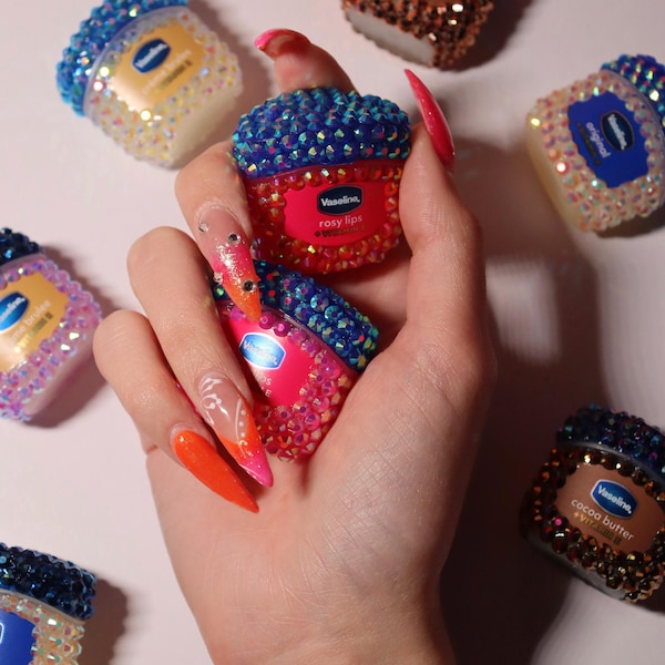 Custom Bedazzled Mini Vaseline