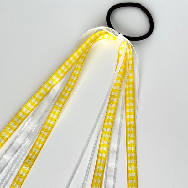 Yellow Mellow Rally Ribbon/Hair Ribbon/Hair Tie