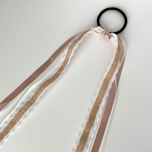 Burlap Rally Ribbon/Hair Ribbon/Hair Tie