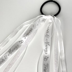 Bridal/Bachelorette Rally Ribbon/Hair Ribbon/Hair Tie