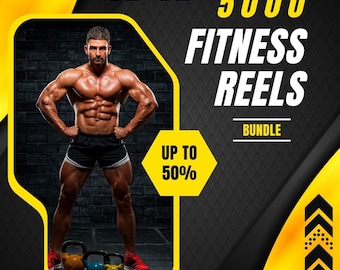 Get Fit Fast with the 5000 Fitness Reel Bundle - Perfect for Home Workouts!