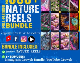 Plus de 1000 scènes époustouflantes de Nature Reel Bundle #NatureReel #VisualStorytelling"