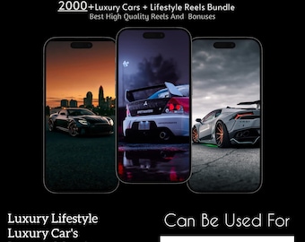 2000+ Luxury Lifestyle Reels & Car Reels Viral Videos for TikTok, Instagram, and YouTube Shorts