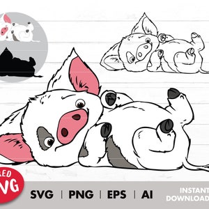 Hei Hei SVG, svg, dibujos animados, baby shower, PNG, descarga instantánea, transferencia de plancha Svg, sublimación de camisetas, transferencia de vinilo, capas por color