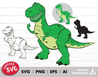 Dinosaurus svg, gelaagd op kleur svg, Svg-bestand, Svg opstrijkbare overdracht, tshirt sublimatie, vinyl transfer, png, geschetst, digitale download
