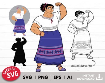 LAYERED SVG, Png svg, svg for cricut, outlined png files for sublimation, iron on transfer, vinyl transfer, layered by color, digital file