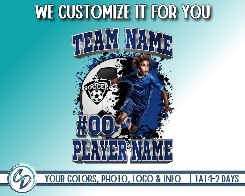 Custom Soccer Design, Soccer Custom PNG, Shirt Design, Paint Splatter ...