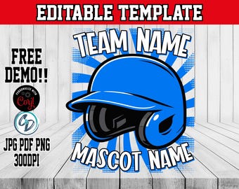 Softball Mom & Team Shirt Design Editable Template | CORJL Custom Softball Apparel for T-Shirts Hats | State National Championship Playoffs