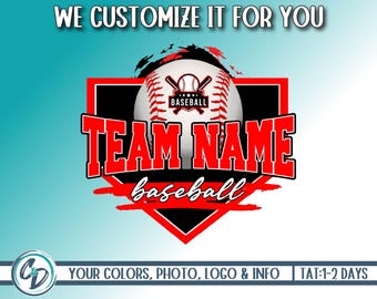 New Baseball Trending Custom Team Design 2025, Personalized Baseball Plate PNG, Baseball Custom Mascot PNG, Sublimation DTF, We Customize