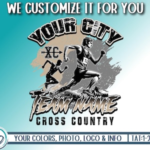 Personalized Cross Country Shirt Design, Customized Cross Country PNG, State Bound Design, Custom State Qualifiers Design, We Customize