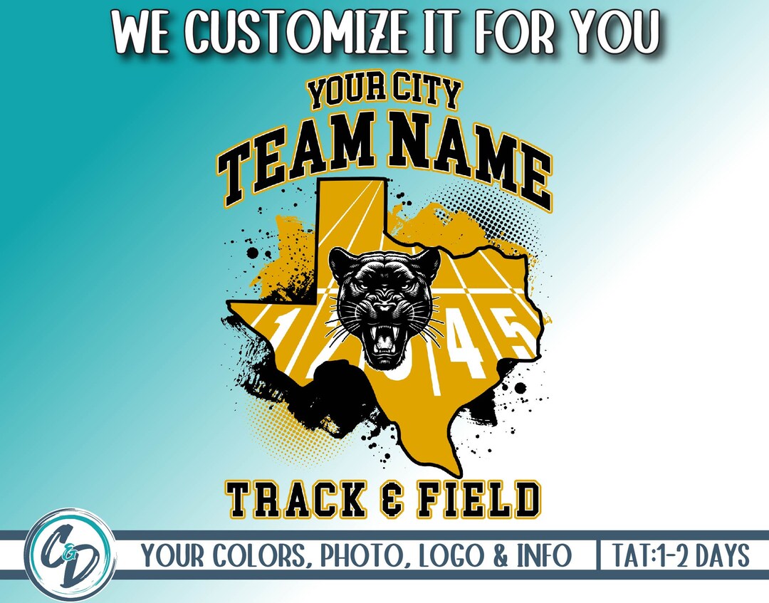 Custom Track and Field State Design, Track Championship Shirt ...