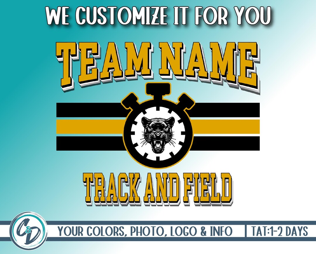 Custom Track and Field Mascot PNG, Sublimation DTF , Team Mascot