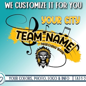 Marching Band Personalized PNG, Custom Marching Band Design, Marching Band Mascot PNG, Marching Band Shirt Design, We Customize For You
