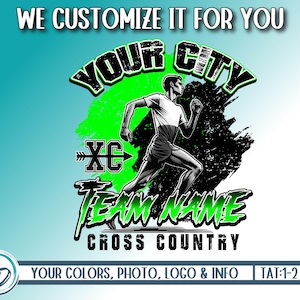 Customized Cross Country PNG, Cross Country Shirt Design, Custom State Qualifiers Design, Cross Country Personalized PNG, We Customize