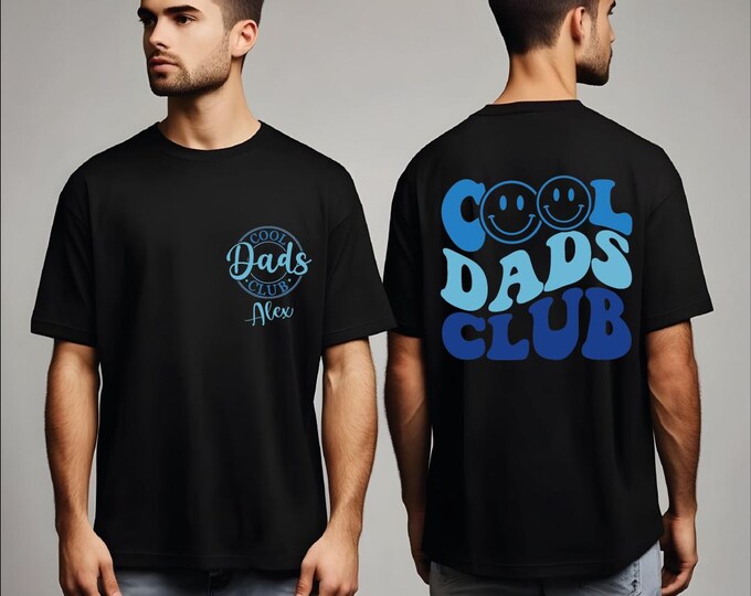 Custom Cool Dads Club Shirt, Funy Dad Comfort Colors Shirt, Pregnancy Announcement Tee for Dad, Cool Dads Shirt for New Dad, Father Gift, BP