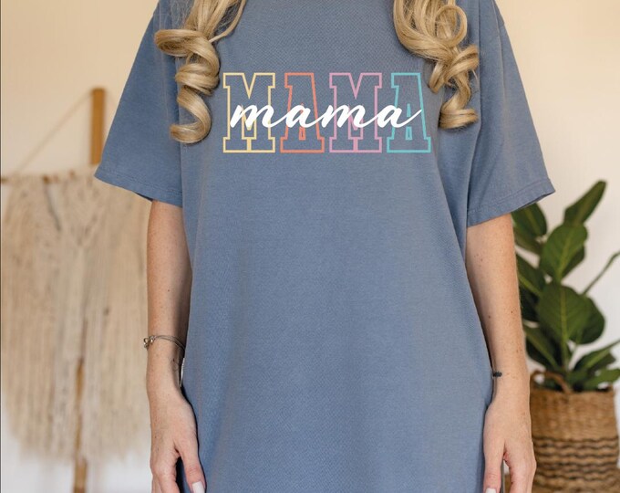 Comfort Colors Mom Shirt, Mother's Day Shirt, Retro Cute Mom Shirt, Mother's Gift, Mom Appreciation Shirt, Trendy Mama Shirt, Cool Mom Shirt