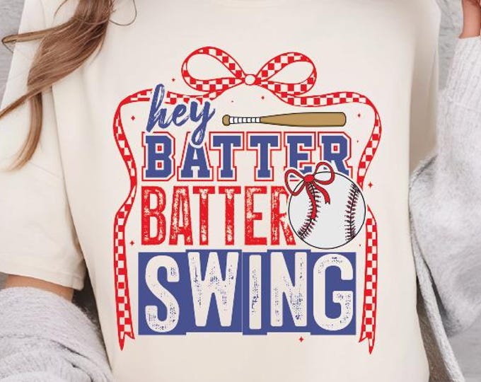 Comfort Colors Baseball Shirt, Batter Batter Swing Baseball Shirt, Vintage Baseball Mom Shirt, Coquette Game Day Outfit, Baseball Gift Shirt