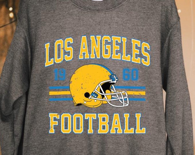 Los Angeles Football Vintage Style Sweatshirt, Los Angeles Football Hoodie, Retro Los Angeles Football Gift, Los Angeles Sweater, Game Day