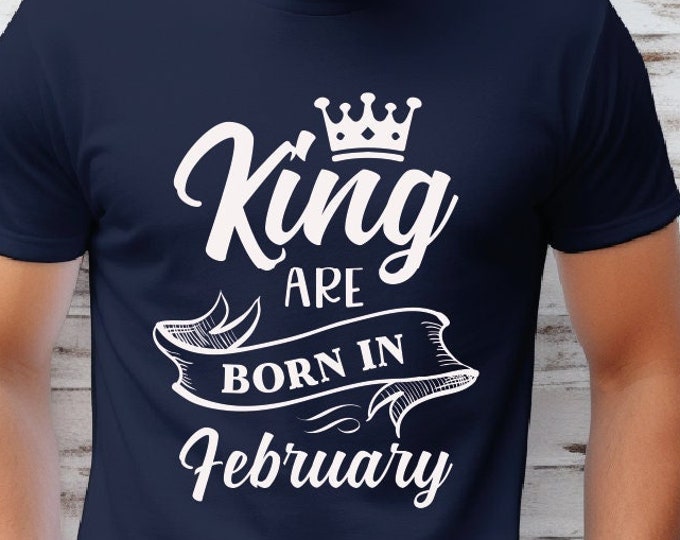 Personalized Kings Birthday Shirt, Men Birthday Shirt, Birthday King Gift, Birthday Boy Tee, Choose Your Month, Husband Shirt, King Birthday