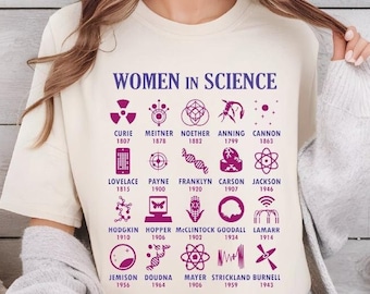 Personalized Woman In Science Shirt, Science Shirt, Brilliant Woman Of T-shirt, Scientist Shirts, Girl Scientist Shirts, Scientist Gift Tee