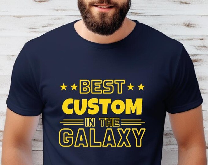 Custom Best Dad In The Galaxy Shirt, Customized Father's Day Gift, Best Custom In The Galaxy Comfort Colors Shirt, Best Fiance, Best Grandpa