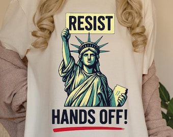 Resist Shirt Statue of Liberty Shirt, Resist Comfort Colors Shirt, Resist Shirt for Feminist Gift, Resist Shirt, Resist Shirt for Feminist