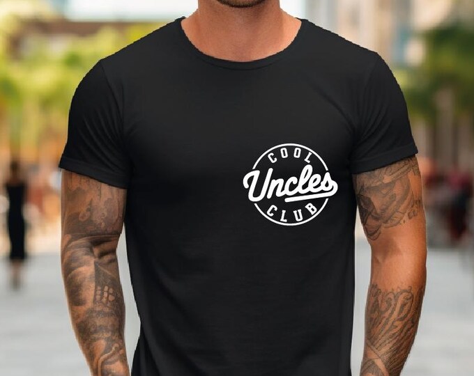 Cool Uncles Club Shirt, Pregnancy Announcement Comfort Colors TShirt for Uncle, Cool Uncle T-Shirt for New Uncle, Funny Gift for Uncle to Be