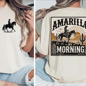 Amarillo By Morning Shirt, Amarillo Shirt, Country Shirt, Texas Shirt, Country Music Shirt, Western Shirt, Country Music , Cowboy Shirt, BP