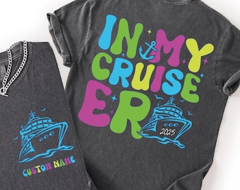 Comfort Colors Custom In My Cruise Era Shirt, Family Cruise Shirt, Cruise Shirt, Vacation Shirt, Summer Shirt, Summer Vacation,Girls Trip,BP