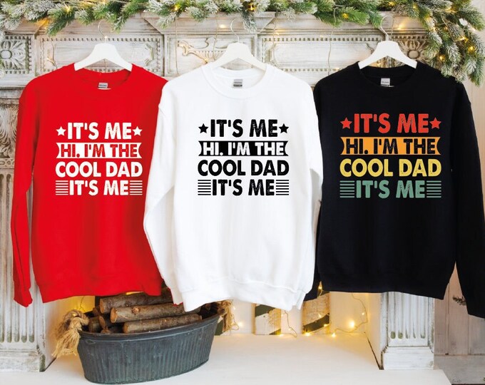 Personalized It's Me Hi I'm The Husband It's Me Sweatshirt, Father's Day Sweatshirt, Husband Gift, Dad Hoodie, Husband Hoodie, Custom Dad