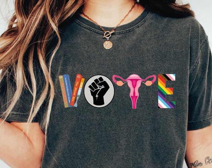 Vote Shirt, Like Ruth Sent You Shirt, Election 2025 Shirt, Funny Election 2025 Shirt, Empowering Political, Read Banned Books,Booklover Tee