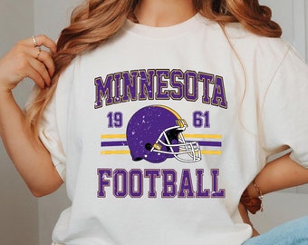 Vintage Minnesota Football Shirt, Distressed Minnesota Football Shirt, Comfort Colors Minnesota Shirt, Minnesota Fan Gift, For Women and Men