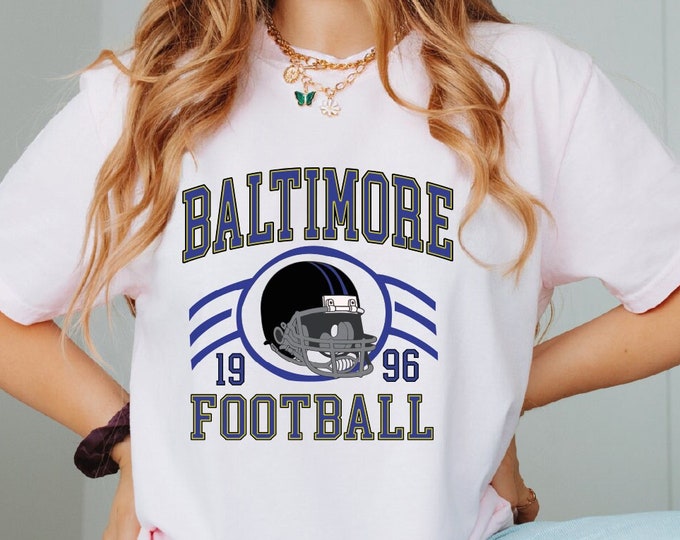 Baltimore Football Shirt, Baltimore Shirt, Football Shirt, American Football Shirt, Soccer Mom Shirt, Game Day Shirt, Football Season Shirt