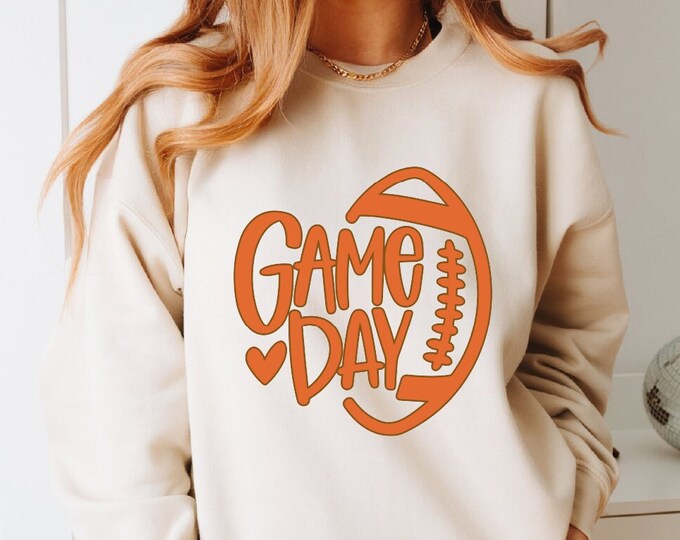 Game Day Sweatshirt, Football Sweatshirt, Game Day Hoodie, Football Sweater, Football Mama, Football Mom Sweater, Football Fan Sweatshirt