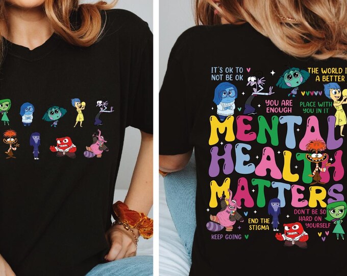Two-Sided Mental Health Matter Shirt, Disney Inside Out Shirt, Core Memory Tee, Inclusion Shirt Shirt, Speech Therapy Shirt, Emotions Shirt