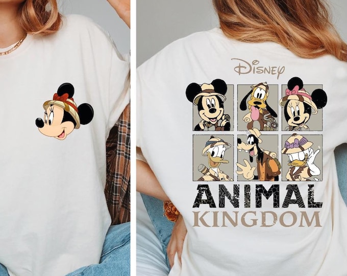 Custom Disney Animal Kingdom Mickey Minnie Comfort Colors Shirt, Disney Animal Kingdom Safari Mode Shirt, Disney Family Animal Kingdom , BP